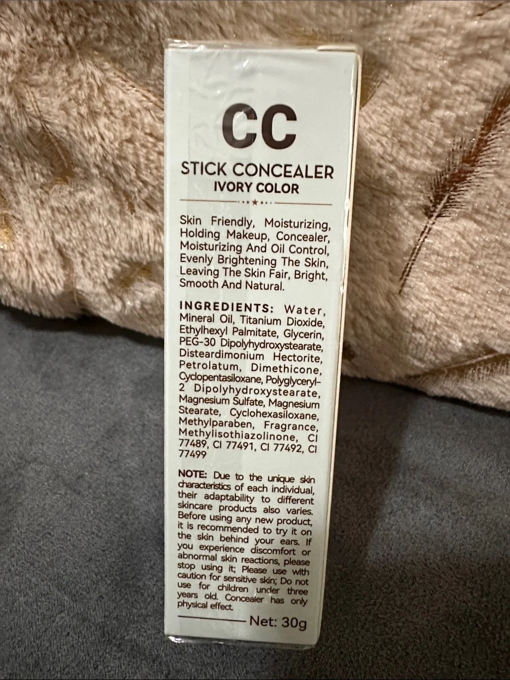 Naturally Good Skin CC Stick Concealer - Ivory (Oil Free) Ivory Color